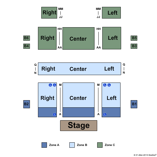 Attucks Theatre Seating Chart